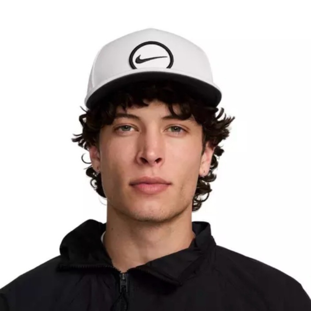 Nike Pro Structured Di-Fit SnapBack hat, Photon Dust/White, very good pre owned - Picture 2 of 10